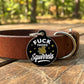 Funny Dog Charm & Pet ID Tag - Fuck Those Squirrels: Large / Collar Charm (backside blank)