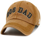 Dog Dad Washed Vintage Ballcap: BLK