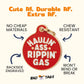 Funny Dog Tag Charm & Pet ID - Haulin Ass Ripping Gas: Small / Charm