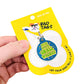 Funny Dog Charm & Pet ID Tag - Big Bark Small Wiener: Collar Charm (blank backside) / Small 1"