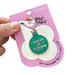 Funny Dog Charm & Pet ID Tag - I Identify as Adorable: Collar Charm (blank backside) / Large 1.25"