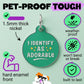 Funny Dog Charm & Pet ID Tag - I Identify as Adorable: Collar Charm (blank backside) / Large 1.25"