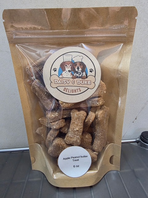 Apple Peanut Butter Dog Treats