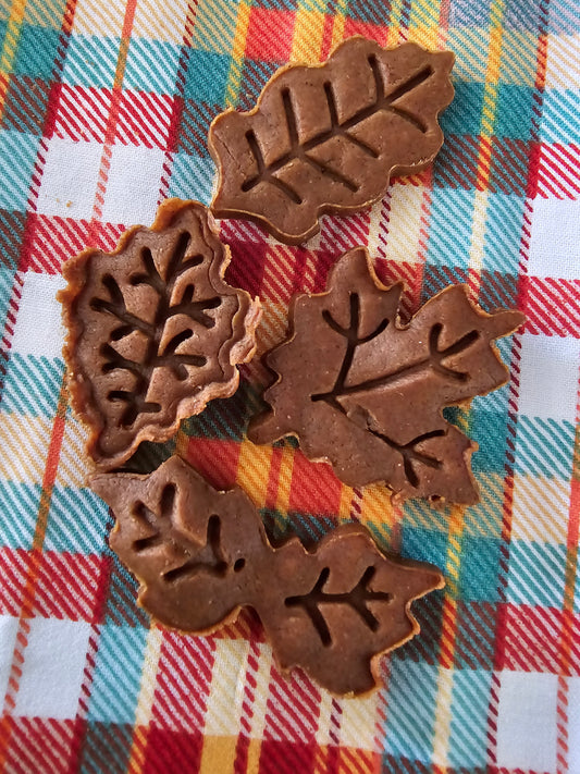 Classic Peanut butter dog treats Fall Themed