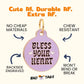 Sassy Dog Tag Charm & Pet ID Tag - Bless Your Heart: Small / Charm