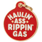 Funny Dog Tag Charm & Pet ID - Haulin Ass Ripping Gas: Large / Charm