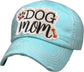DOG MOM WASHED VINTAGE BALLCAP: STN