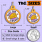 Funny Pet Accessory & Dog Tag Charm - Slut for Cheese: Collar Charm (blank backside) / Small 1"