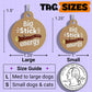 Funny Dog Charm & Pet ID Tag - Big Sticker Energy : Small / Collar Charm (blank backside)