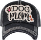 DOG MOM WASHED VINTAGE BALLCAP: STN