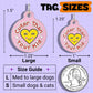 Funny Dog Charm & Pet ID Tag - Cuter than Your Kid *Pink: Small / Collar Charm (blank backside)