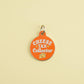 Cute Dog Charm & Pet ID Tag - Cheese Tax Collector: Collar Charm (blank backside) / Small 1"