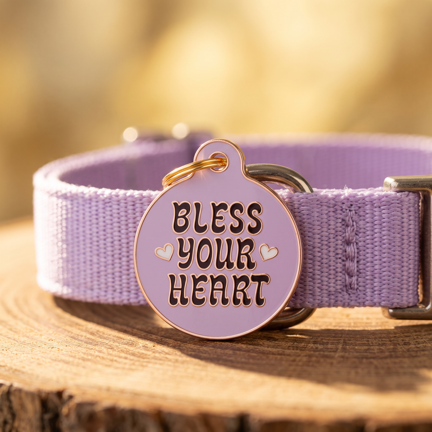 Sassy Dog Tag Charm & Pet ID Tag - Bless Your Heart: Small / Charm
