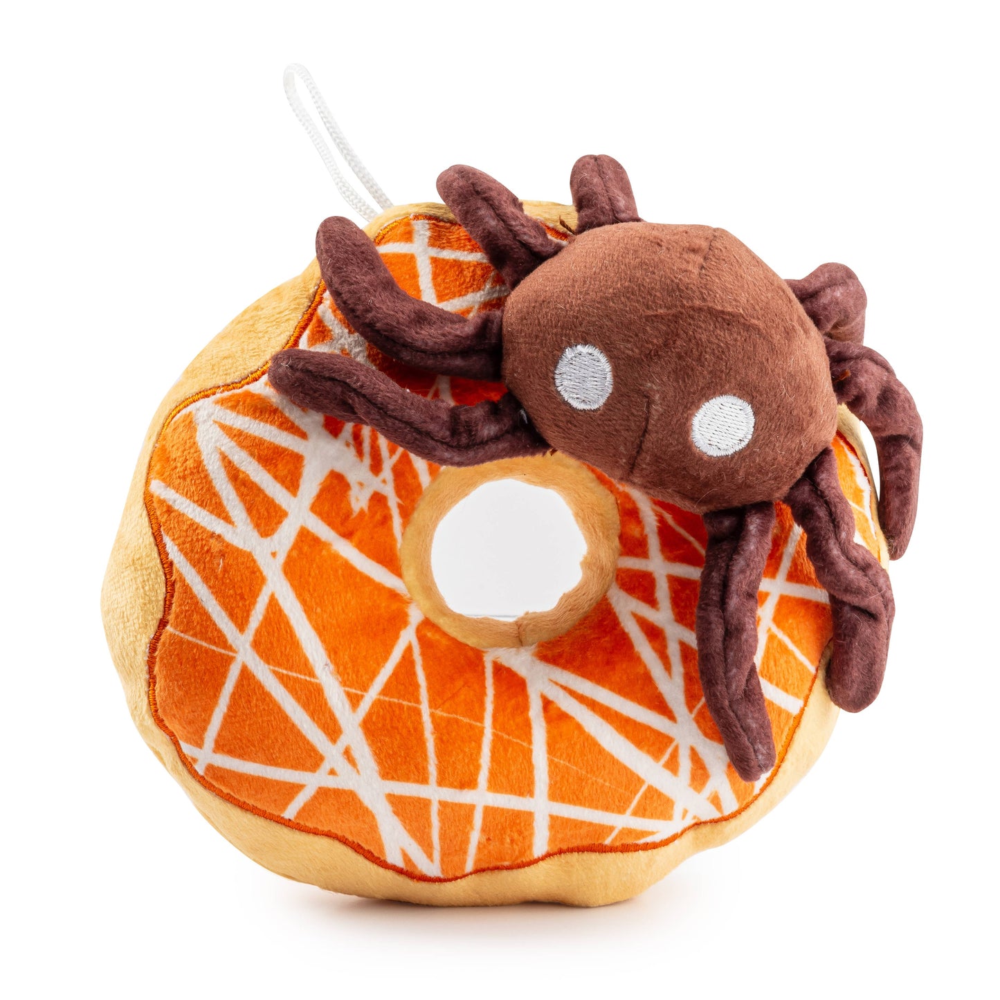Spider Donut | Halloween Plush Squeaker Dog Toy