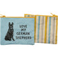 Love My German Shepherd Zipper Wallet