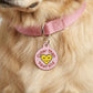 Funny Dog Charm & Pet ID Tag - Cuter than Your Kid *Pink: Small / Collar Charm (blank backside)