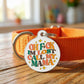 Funny Dog Charm & Pet ID Tag - F*ck I'm Lost Call Mama: Small / Collar Charm (Blank Backside)