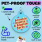 Funny Dog Charm & Pet ID Tag - Breakin Hearts, Blastin Farts: Collar Charm (blank backside) / Small 1"
