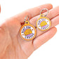 Funny Pet Accessory & Dog Tag Charm - Slut for Cheese: Collar Charm (blank backside) / Small 1"