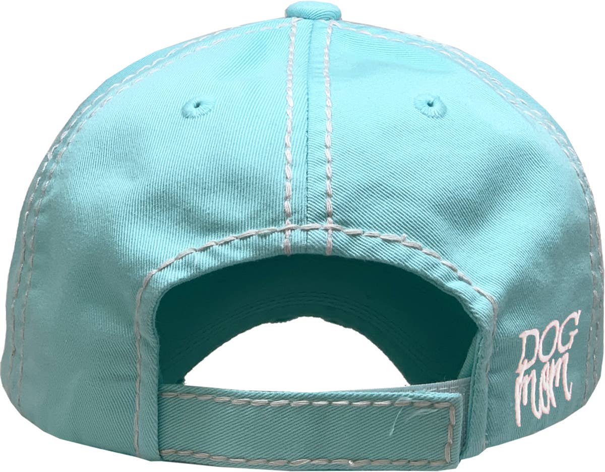 DOG MOM WASHED VINTAGE BALLCAP: STN