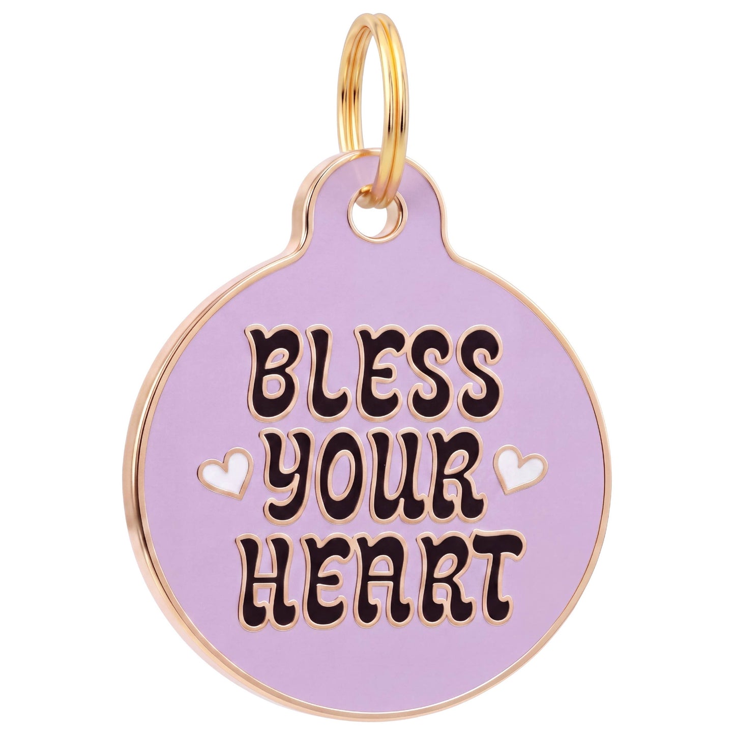 Sassy Dog Tag Charm & Pet ID Tag - Bless Your Heart: Small / Charm