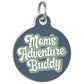 Cute Pet Tag & Dog Collar Charm - Adventure Buddy: Small / Collar Charm (blank backside)