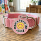 Cute Pet Accessory & Dog ID Tag - Mom's Fave Child *Pink: Small / Collar Charm (Blank Backside)