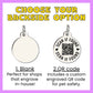 Cute Dog Collar Charm & Pet ID Accessory - Daddy's Girl: Collar Charm (blank backside) / Small 1"