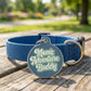 Cute Pet Tag & Dog Collar Charm - Adventure Buddy: Small / Collar Charm (blank backside)