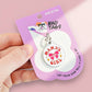 Cute Dog Charm & Pet ID Tag Accessory  - Mama's Girl: Collar Charm (blank backside) / Small 1"