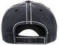 Dog Mom Paw Vintage Ballcap: BLK