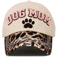 Dog Mom Paw Vintage Ballcap: NAT-LEO
