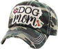 DOG MOM WASHED VINTAGE BALLCAP: STN