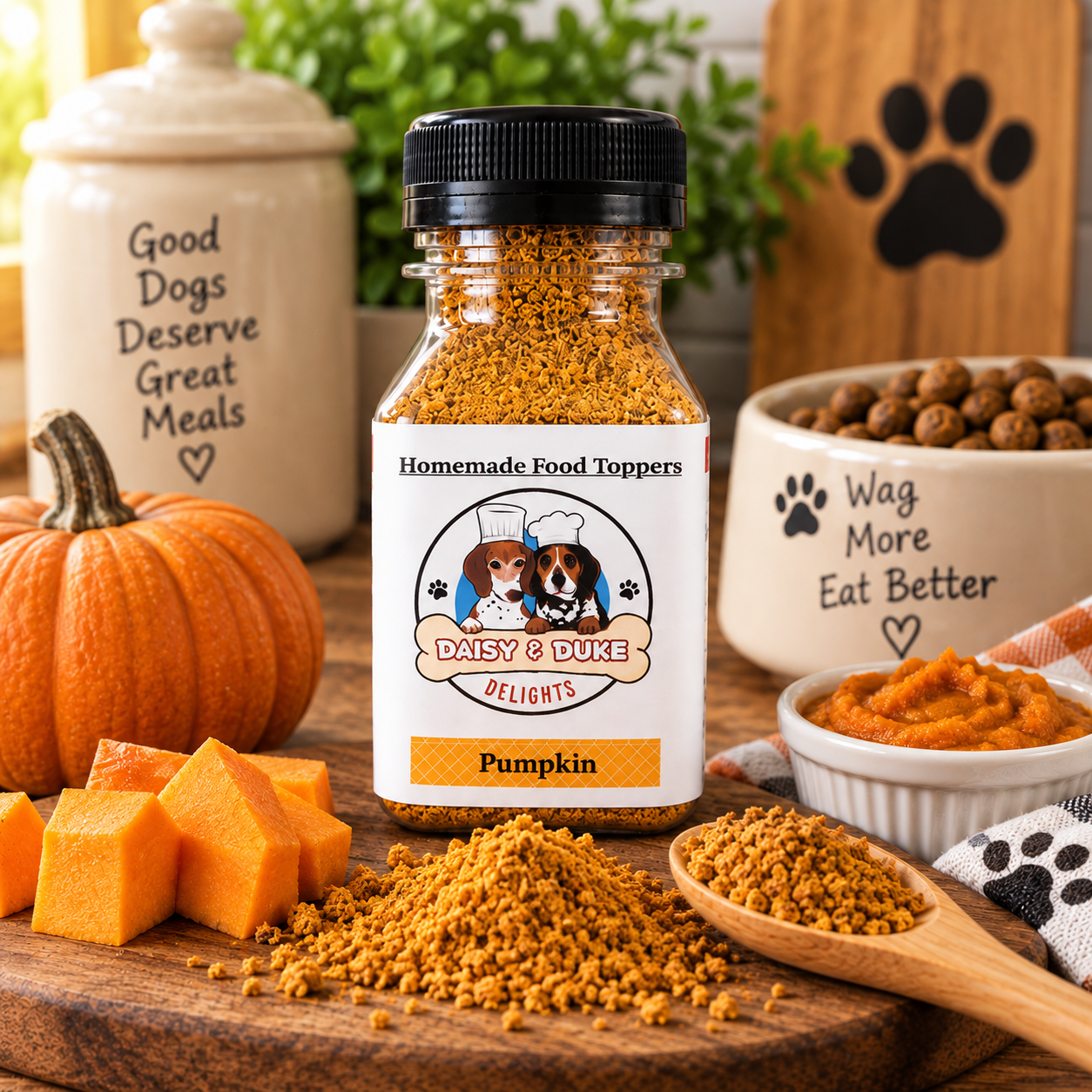 Pumpkin Homemade Food Topper