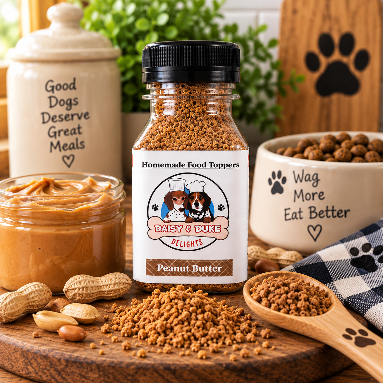 Peanut Butter Homemade Food Topper