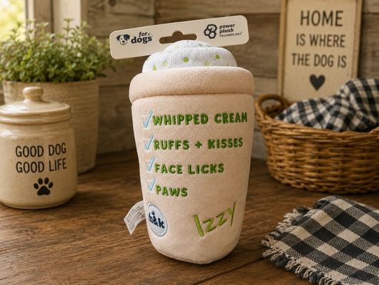 Matcha Pee Latte Plush Dog Toy