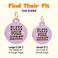 Sassy Dog Tag Charm & Pet ID Tag - Bless Your Heart: Small / Charm