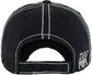 DOG MOM WASHED VINTAGE BALLCAP: STN
