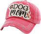 DOG MOM WASHED VINTAGE BALLCAP: STN