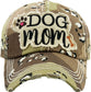DOG MOM WASHED VINTAGE BALLCAP: STN