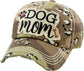 DOG MOM WASHED VINTAGE BALLCAP: STN