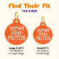 Funny Dog Tag Charm & Pet ID Tag - I Smell Like Fritos: Small / Charm
