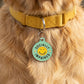 Funny Dog Charm & Pet ID Tag - Socially Impaired *Green: Large / Charm (Blank)