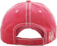 DOG MOM WASHED VINTAGE BALLCAP: STN
