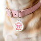 Cute Dog Charm & Pet ID Tag Accessory  - Mama's Girl: Engraved QR Code / Small 1"