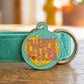 Funny Dog Charm & Pet ID Tag - Friendly Little F*cker: Collar Charm (blank backside) / Small 1"