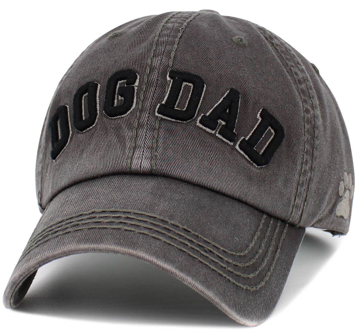 Dog Dad Washed Vintage Ballcap: DGY