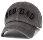 Dog Dad Washed Vintage Ballcap: DGY