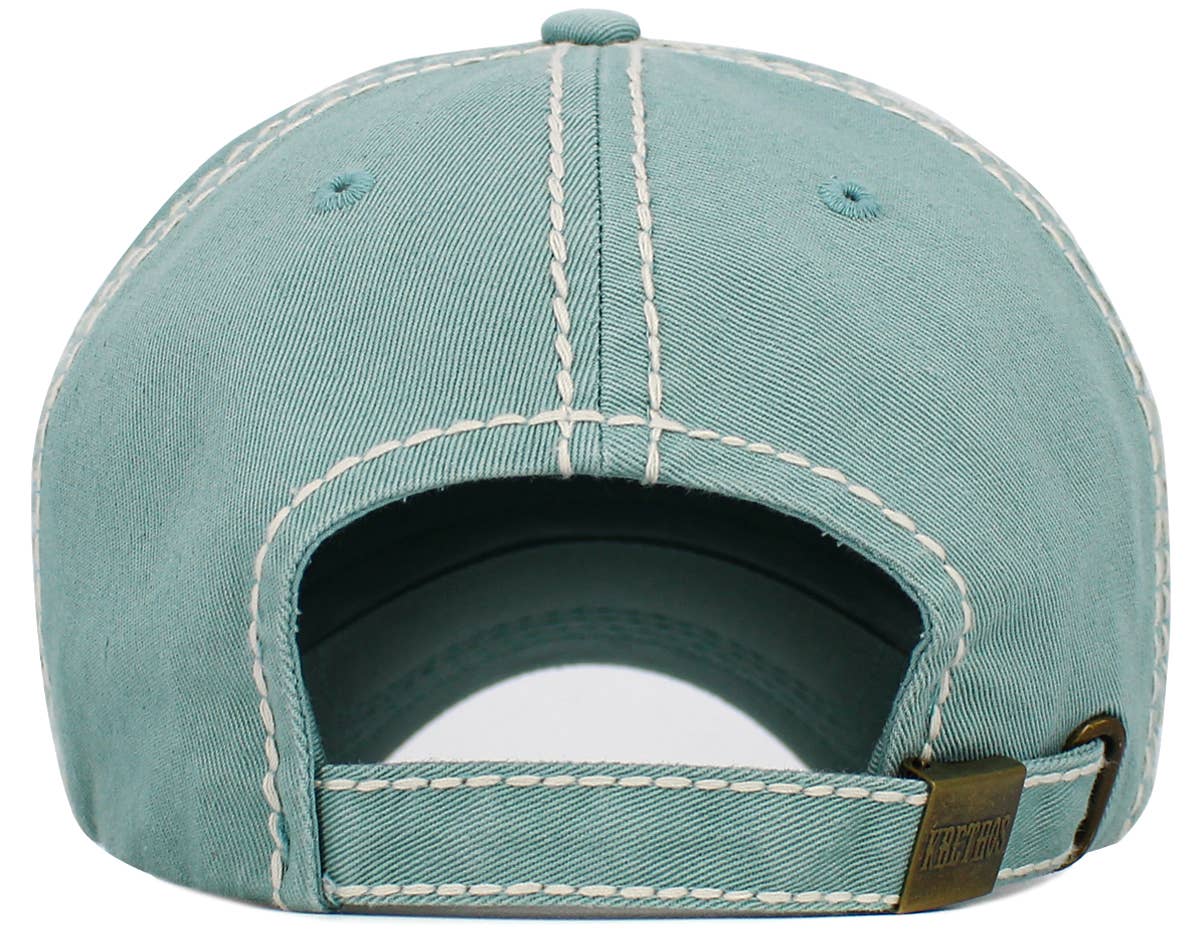 Dog Dad Washed Vintage Ballcap: DGY