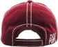 DOG MOM WASHED VINTAGE BALLCAP: STN